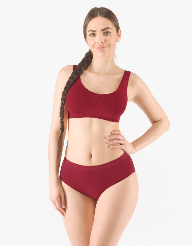 Wide Strap Bamboo Bra