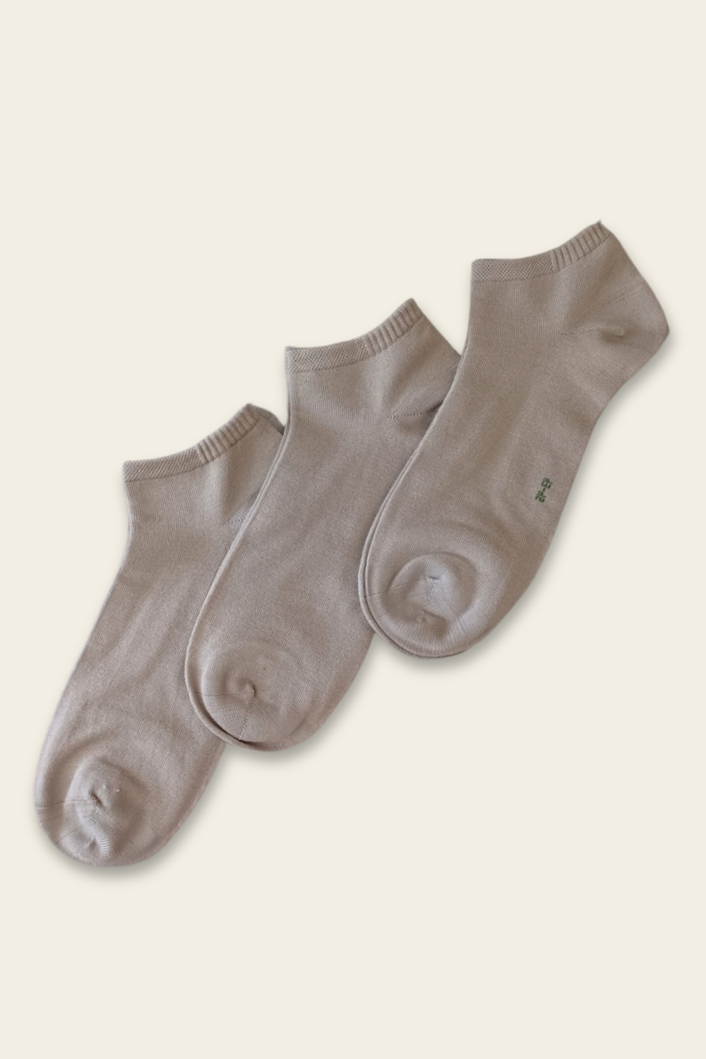 Low Beige seamless Bamboo Socks - 6 pairs