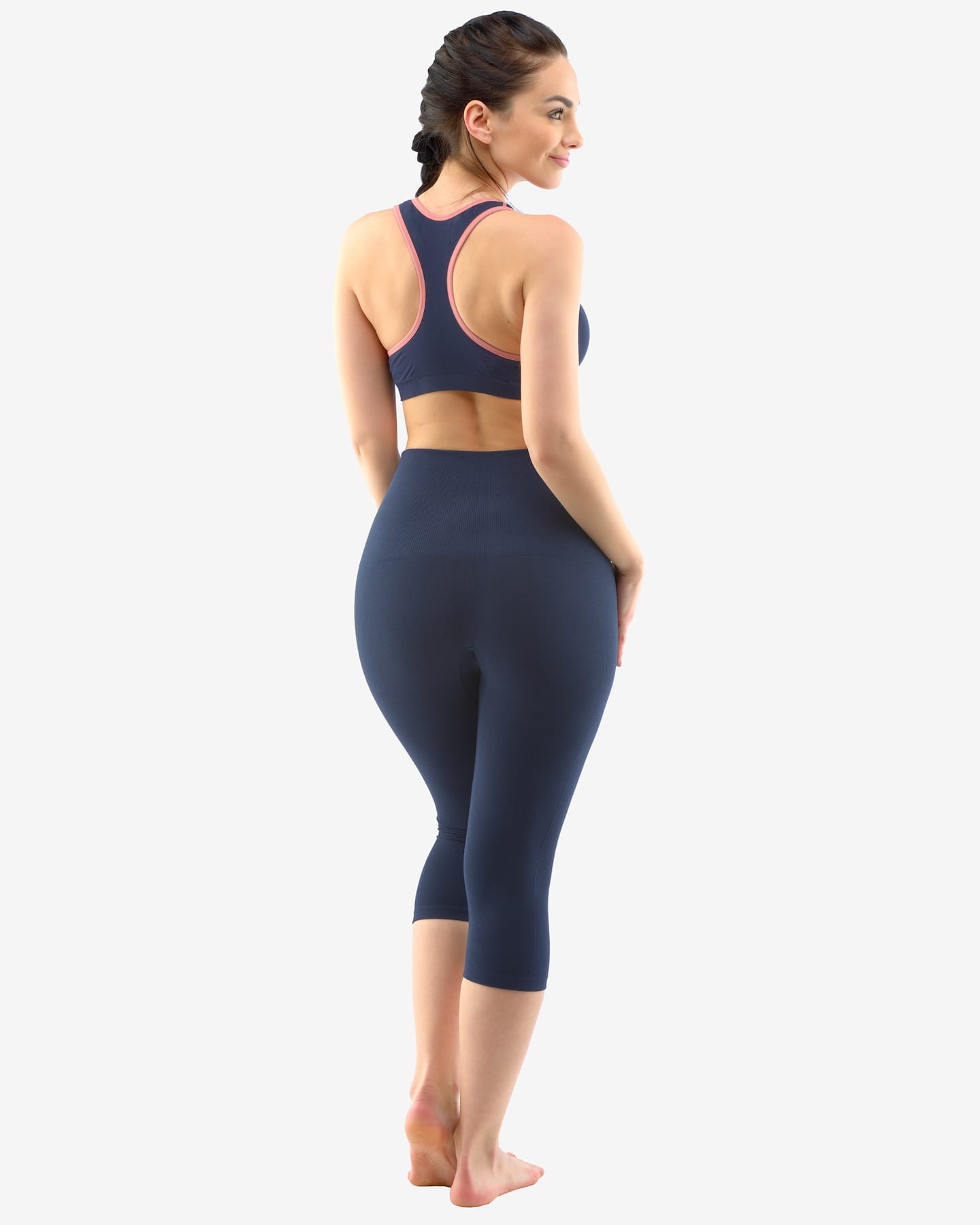 High Waist Capri Bamboo Leggings