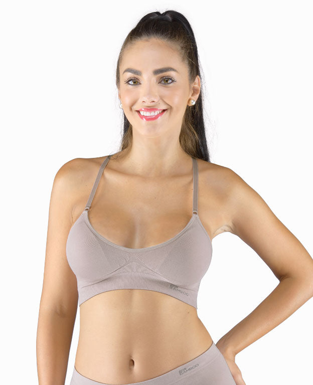 Padded Bamboo Bra with adjustable straps